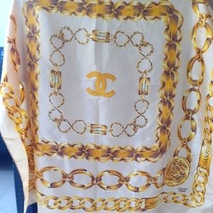 Chanel square scarf